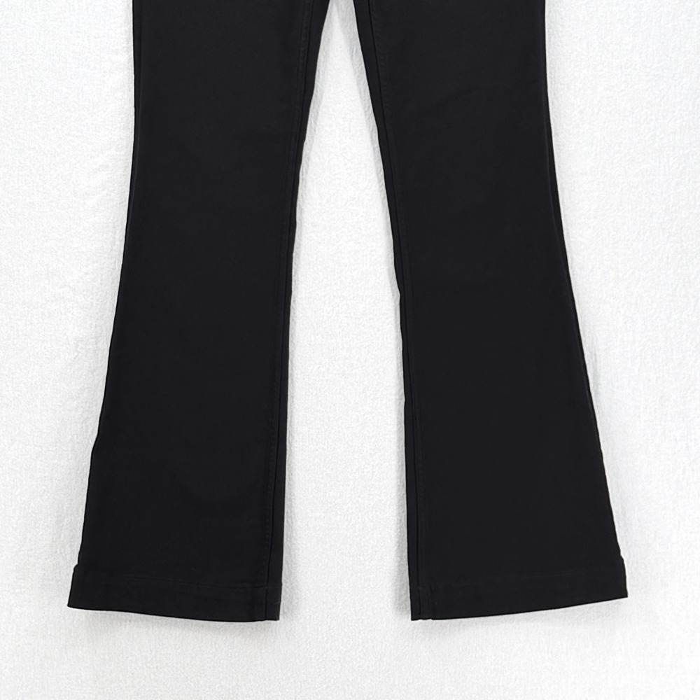 SPANX High Rise Flare Jeans Women 6 Regular Black Stretch Slimming Tummy Control - Picture 7 of 16